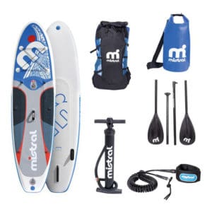 Übersicht des Lidle SUP Set von Mistral