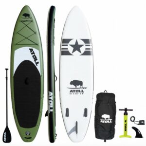 Set overview of the Atoll 11' paddleboard