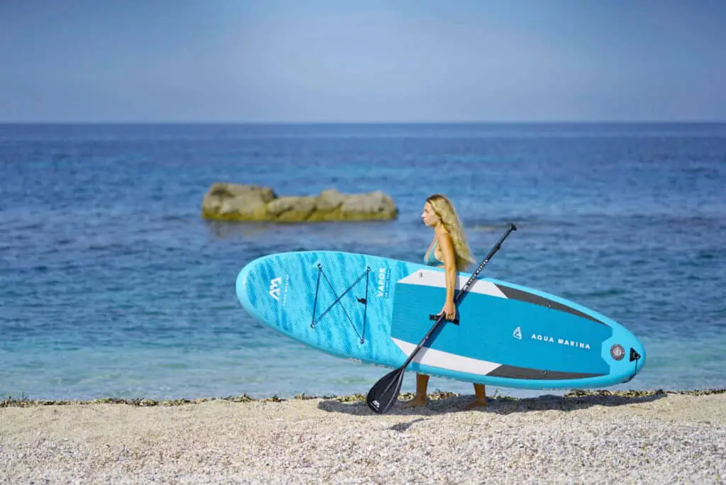 Aqua Marina Vapor SUP with Girl