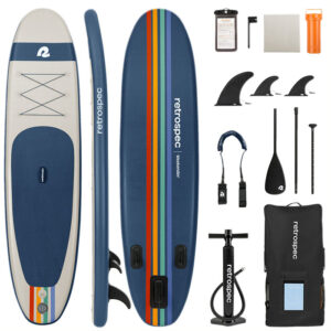 Set Übersicht des Retrospec Weekender Paddle Boards