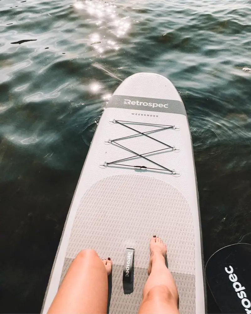 Das Weekender SUP auf dem Wasser